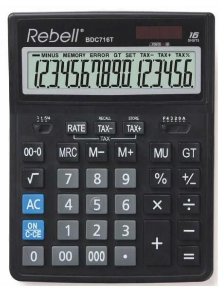 Rebell Калькулятор настольный 16-разрядный BDC 716T