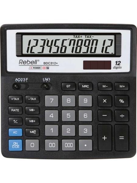 Rebell Калькулятор настольный 12-разрядный SDC620+ BX