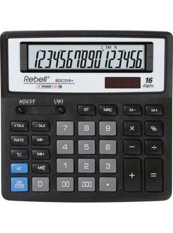 Rebell Калькулятор настольный 16-разрядный SDC660 BX
