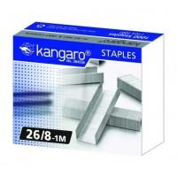 KANGARO Скобы для степлера №26/8, 1000шт/уп.