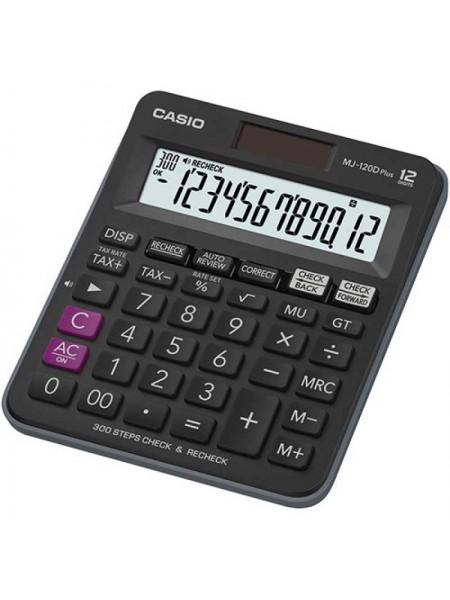Casio Калькулятор настольный 12-разрядный MJ-120DPLUS