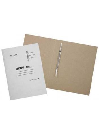 Папка картонная «Дело» со скоросшивателем, А4, плотность 420 г/м2, немелованная, белая