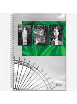 ПОЛИНОМ Тетрадь А4, 60 листов, клетка на гребне "Летний сад"