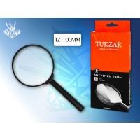 TUKZAR Лупа канцелярская, диаметр 100 мм, 2-х кратное увеличение