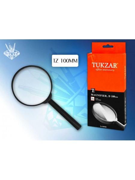 TUKZAR Лупа канцелярская, диаметр 100 мм, 2-х кратное увеличение TUKZAR Лупа канцелярская, диаметр 100 мм, 2-х кратное увеличение