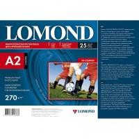 LOMOND Фотобумага атласная тепло-белая (Сатин) А2 (420 x 594) 270 г/м  25л. односторонняя