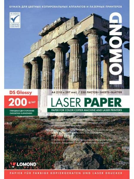 LOMOND Фотобумага глянцевая для лазерной печати А4 (210 х 297) 200 г/м 250л. двусторонняя LOMOND Фотобумага глянцевая для лазерной печати А4 (210 х 297) 200 г/м 250л. двусторонняя