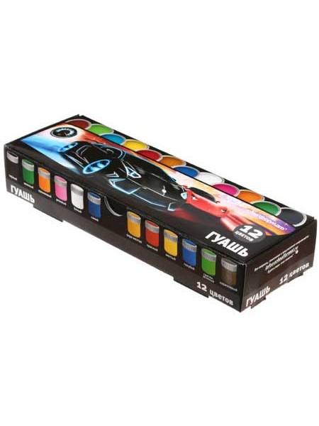 schoolФормат Гуашь «Мир скорости», 12 цветов х 20 мл