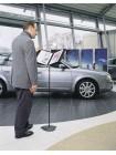 DURABLE Стойка информационная телескопическая напольная Display System floor 10