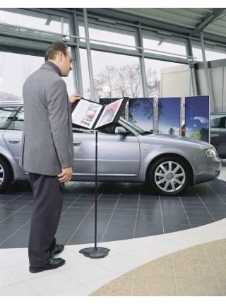 DURABLE Стойка информационная телескопическая напольная Display System floor 10 DURABLE Стойка информационная телескопическая напольная Display System floor 10