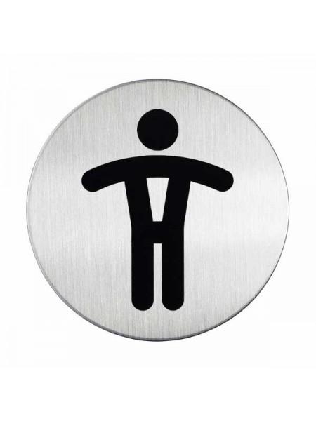 DURABLE Информационная табличка "WC для мужчин", 83 мм DURABLE Информационная табличка "WC для мужчин", 83 мм