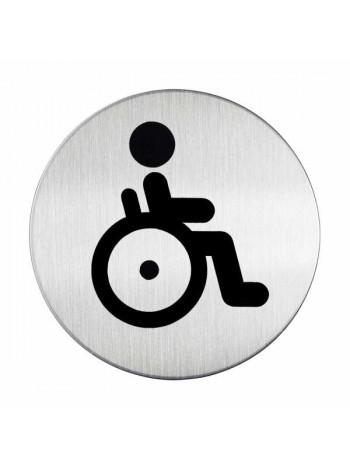 DURABLE Информационная табличка "WC для инвалидов", 83 мм