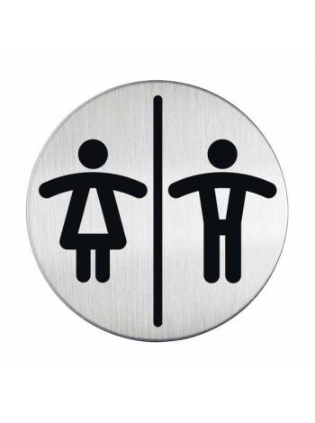 DURABLE Информационная табличка "WC для мужчин/женщин", 83 мм