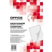 Bi-office Блок бумажный для флип-чарта, 650х1000 мм, 20 листов, в клетку