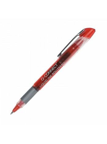 Q-CONNECT Ручка-роллер, 0.5 мм, красный