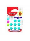 MAPED Кнопки магнитные, 10 мм, 8 шт, круглые