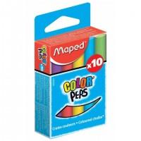 MAPED Мелки круглые "Color Peps", цветные, 10 шт