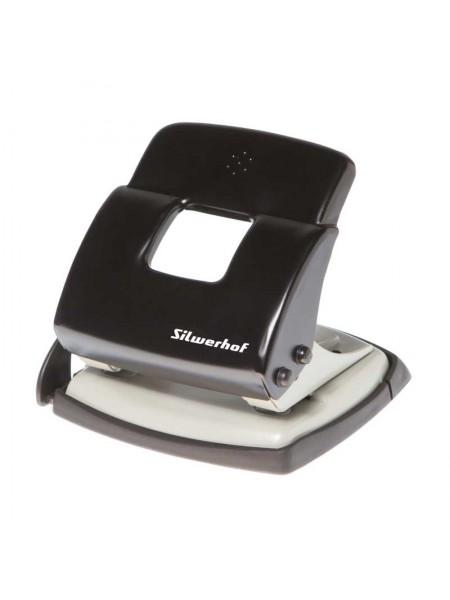 SILWERHOF Дырокол большой DEBUT (30 листов) металлический с линейкой 