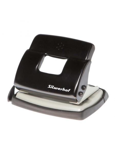 SILWERHOF Дырокол большой DEBUT (20 листов) металлический с линейкой 
