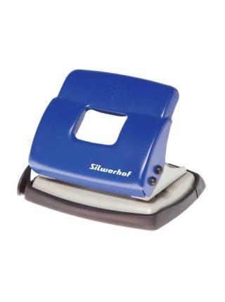 SILWERHOF Дырокол большой DEBUT (20 листов) металлический с линейкой 