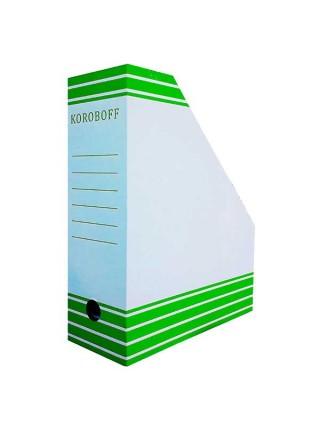 KOROBOFF Накопитель вериткальный из белого гофрокартона ширина 100 мм KOROBOFF Накопитель вериткальный из белого гофрокартона ширина 100 мм
