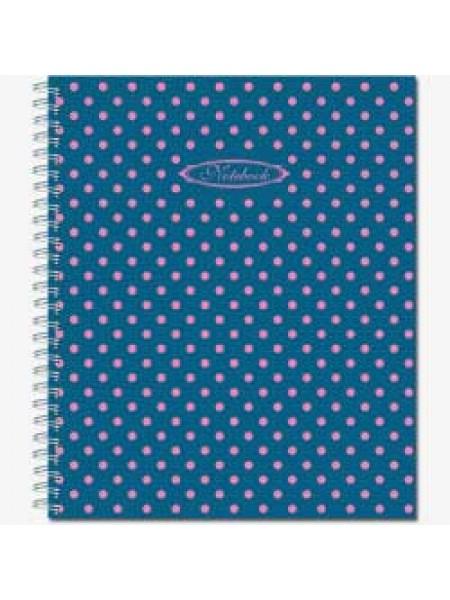 ПОЛИНОМ Тетрадь А5, 96 листов, клетка на гребне "Горошки"