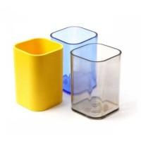 ЮНИ Карандашница, 100 х 70 мм, прозрачная