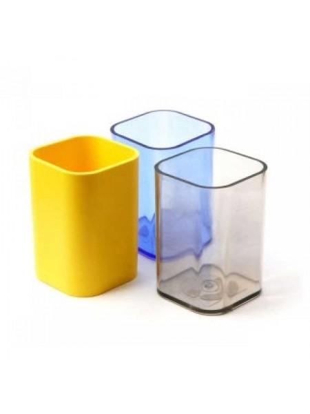 ЮНИ Карандашница, 100 х 70 мм, прозрачная