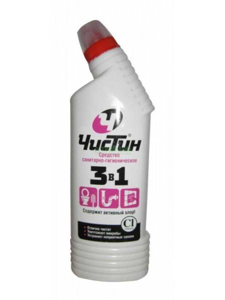 Чистин Средство чистящее санитарно-гигиеническое 3в1, 750г Чистин Средство чистящее санитарно-гигиеническое 3в1, 750г