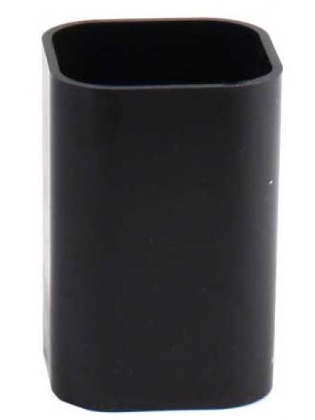 ЮНИ Карандашница непрозрачная, 100 х 70 мм, черная