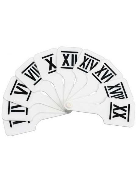 ЮНИ Касса-веер, римские цифры