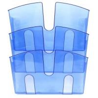 ЮНИ Лоток для бумаг настенный 3-х секционный