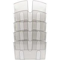 ЮНИ Лоток для бумаг настенный 5 секционный