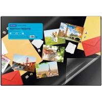 OfficeSpace Бювар настольный с прозрачным верхом 45х65см, черный