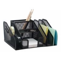 Q-CONNECT Подставка для канцелярских мелочей, металлическая сетка