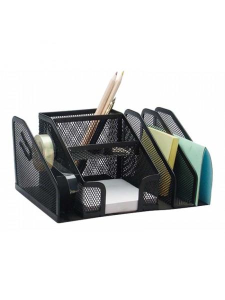 Q-CONNECT Подставка для канцелярских мелочей, металлическая сетка