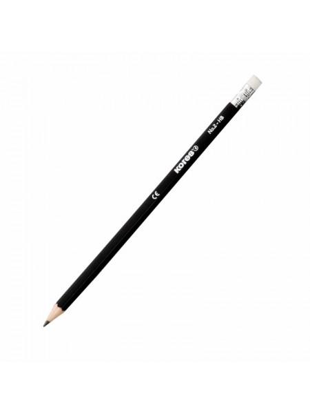 KORES Карандаш простой "Grafitos" с ластиком