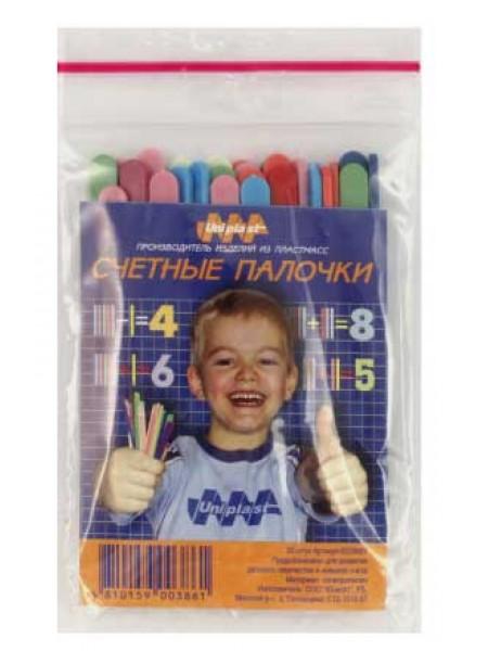 ЮНИ Палочки счетные, 30 шт, в пакете