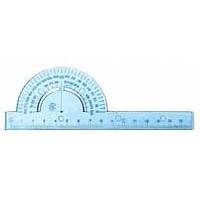 ЮНИ Транспортир 180°, 15 см