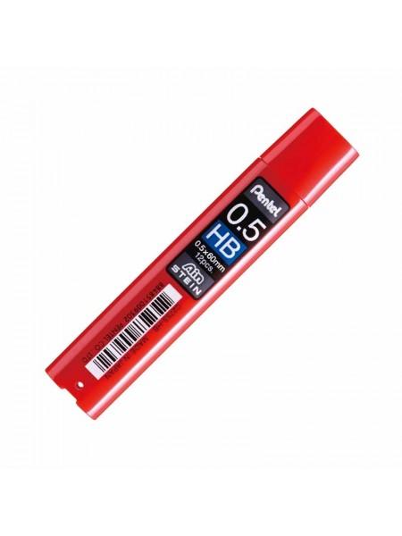 PENTEL Грифели для автоматического карандаша "AinSTEIN" (супер прочные), 12 шт/уп