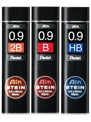 PENTEL Грифели для автоматического карандаша "AinSTEIN" (супер прочные), 36 шт/уп