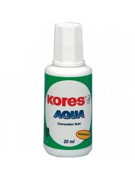 KORES Корректирующая жидкость "Aqua" 21 мл.