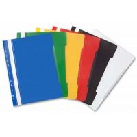 БЮРОКРАТ Папка евро-скоросшиватель c боковой перфорацией A4