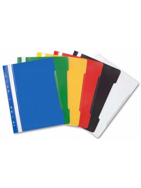 БЮРОКРАТ Папка евро-скоросшиватель c боковой перфорацией A4