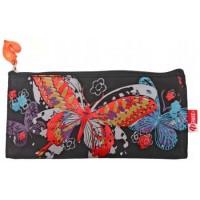 Феникс Пенал однокамерный, 195 х 90 мм, «Красивая бабочка», черный