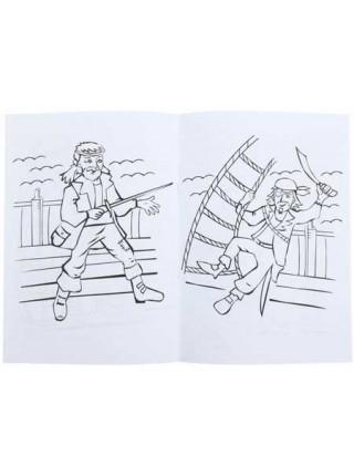 Каляка-Маляка Раскраска, А4, 4 л., «Пираты», 5+ Каляка-Маляка Раскраска, А4, 4 л., «Пираты», 5+