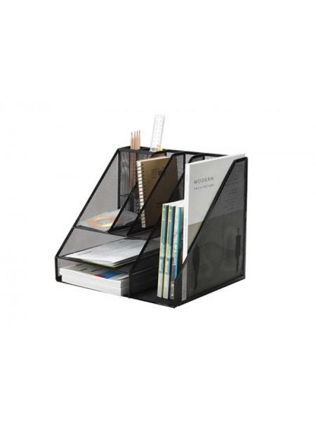 Q-CONNECT Подставка для канцелярских мелочей, большая, металлическая сетка