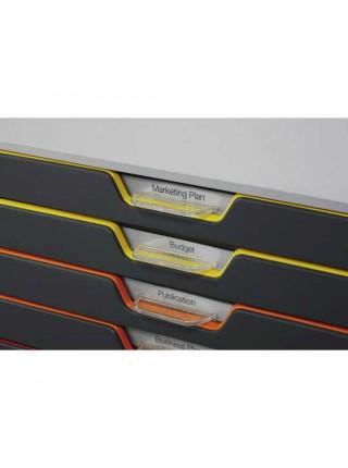 DURABLE Блок из 10-ти лотков закрытый Varicolor