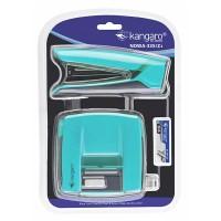 KANGARO Набор канцелярский Nowa 335/Z3 дырокол + степлер + скобы 26/6