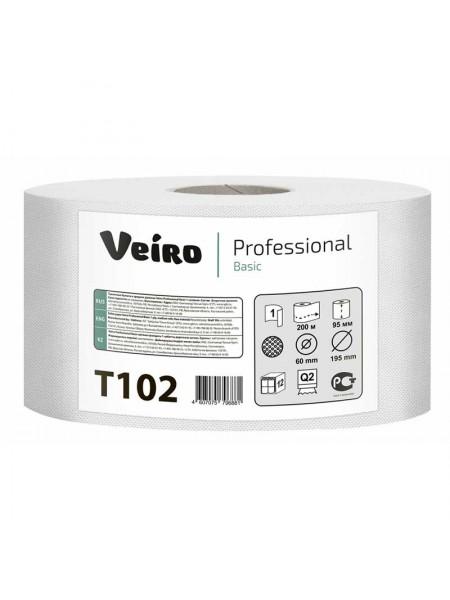 Veiro Бумага туалетная Professional Basic, 200 м. со втулкой Veiro Бумага туалетная Professional Basic, 200 м. со втулкой